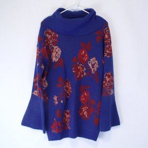 Pioneer Woman Floral Cowl Neck Sweater